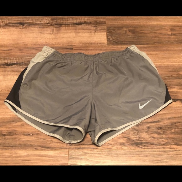 grey nike tempo shorts